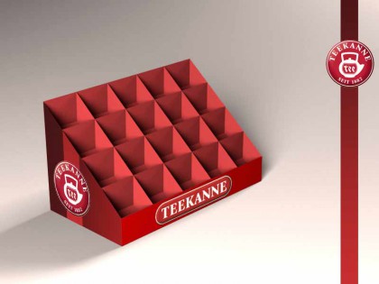 Дизайн рекламного дисплея для компании teekanne