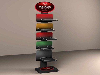 Рекламная стойка для компании tomasso